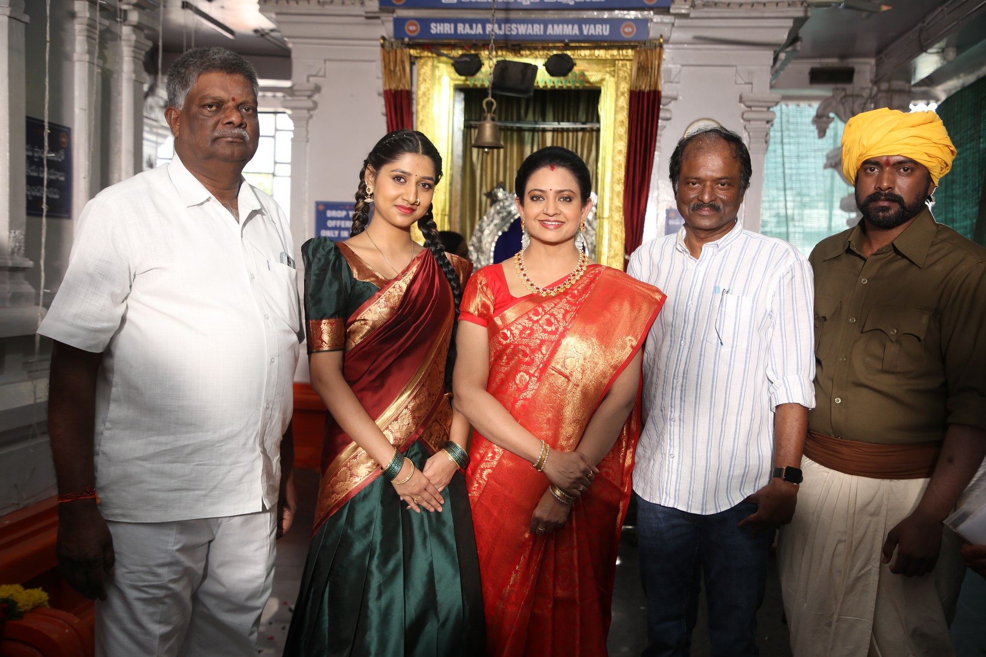 Film crew gathered at launch venue