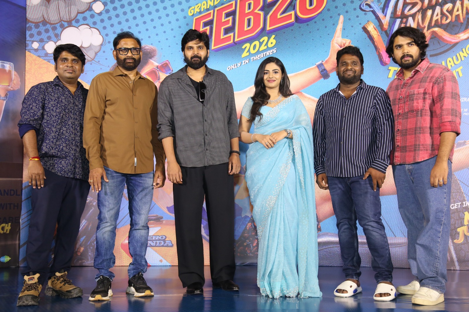 Radhan Sree Vishnu Nayana Sarika team pose