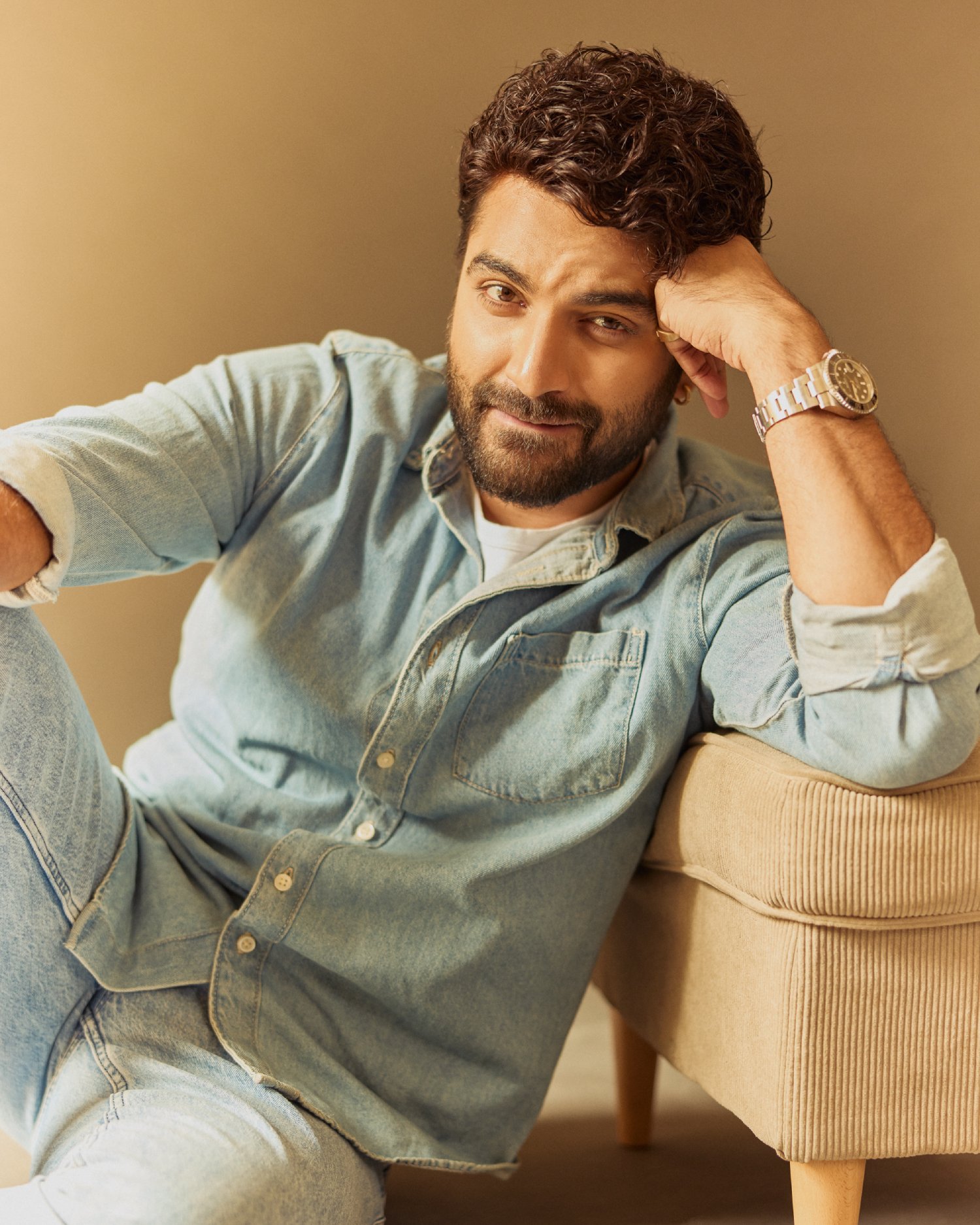 Vishwak Sen in stylish denim confident pose