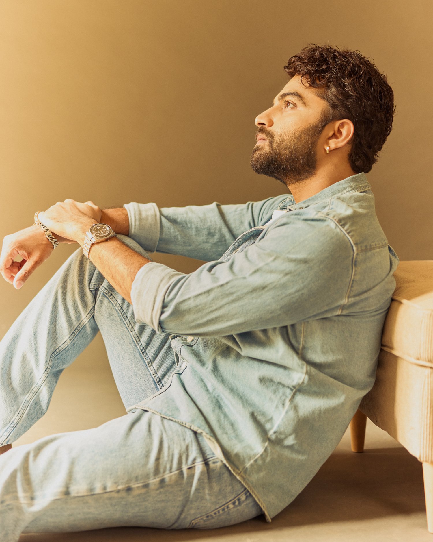 Vishwak Sen rocking denim with bold attitude
