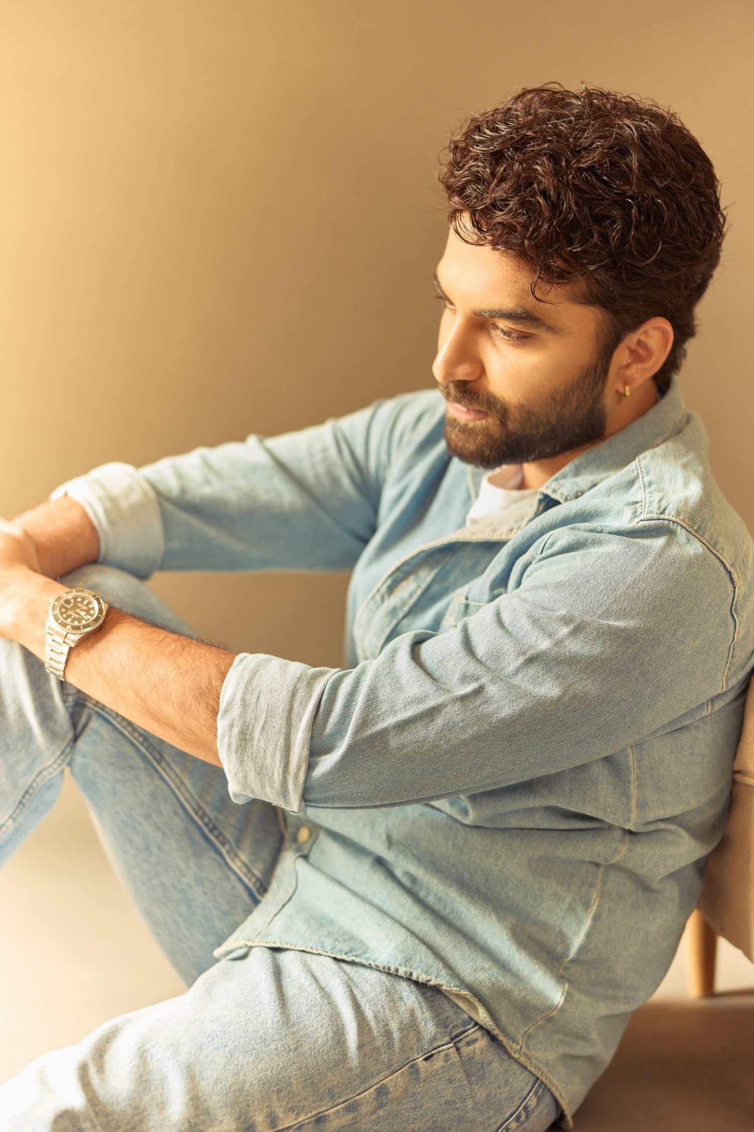 Vishwak Sen sharp denim style confident stare