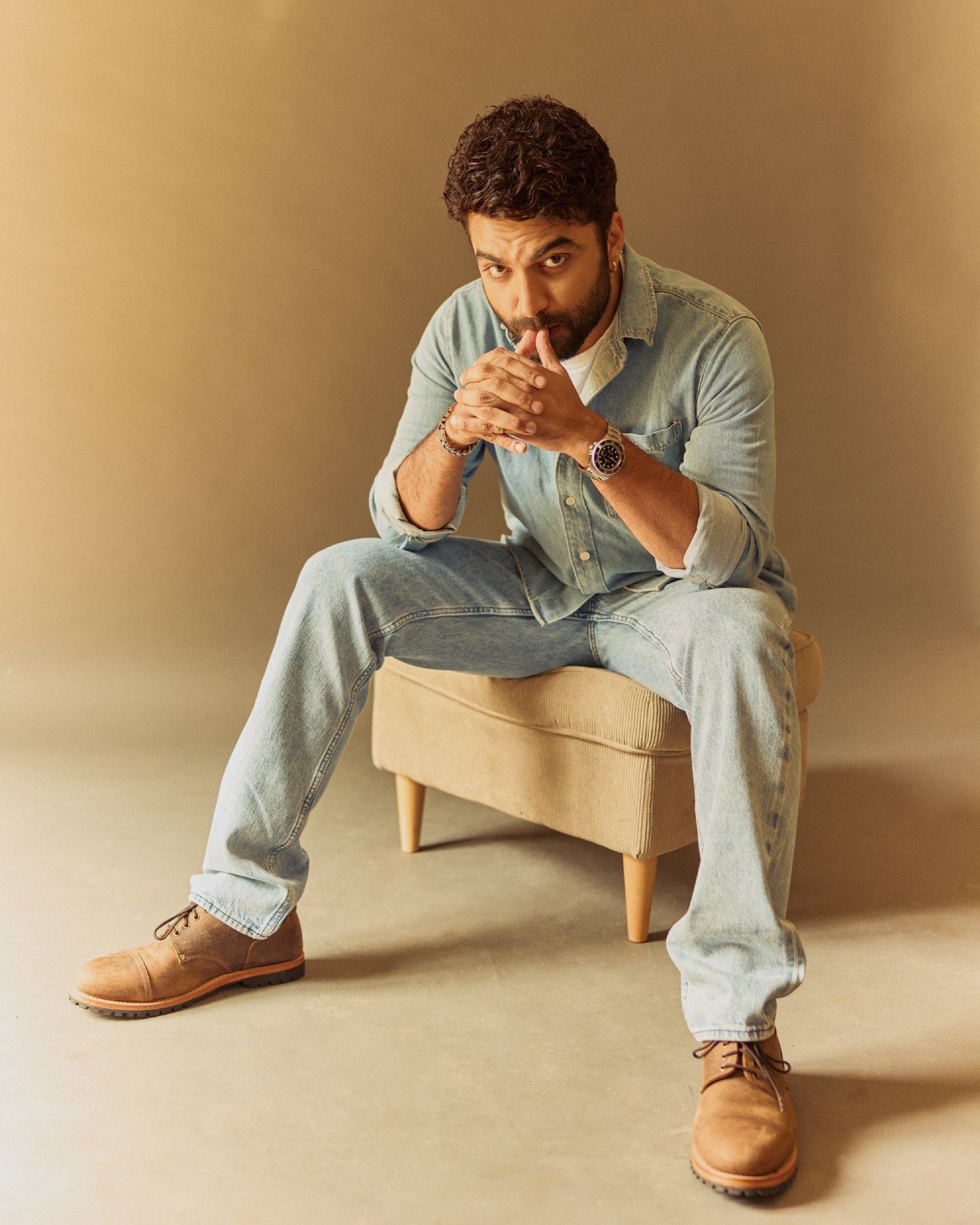 Vishwak Sen relaxed denim fashion spotlight look