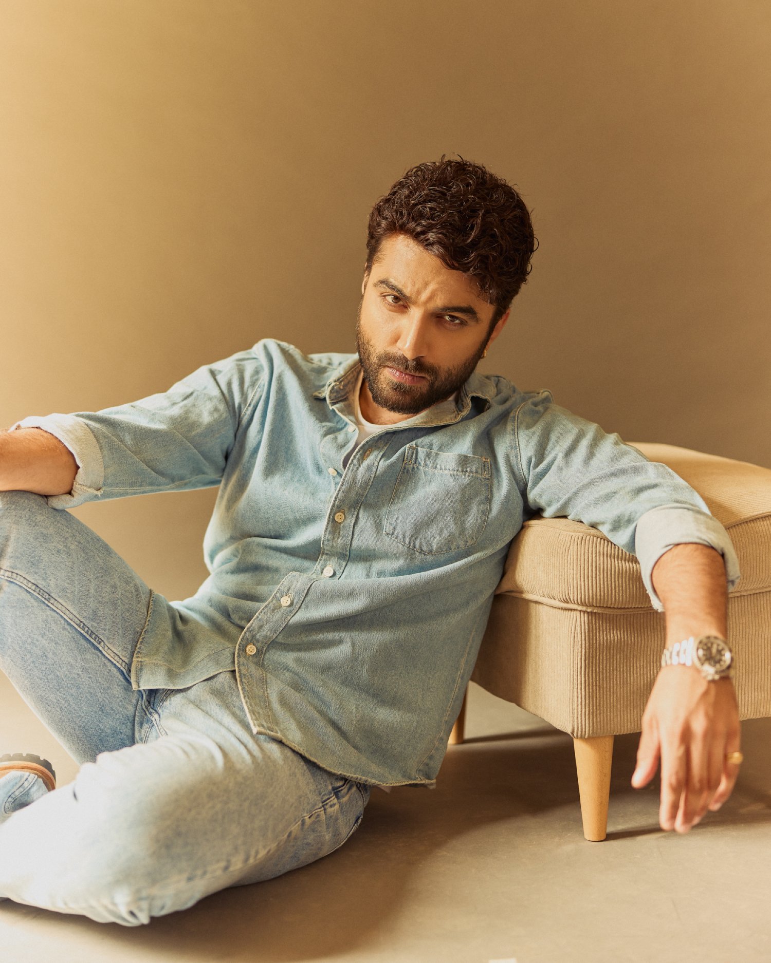 Vishwak Sen cool denim shirt and jeans