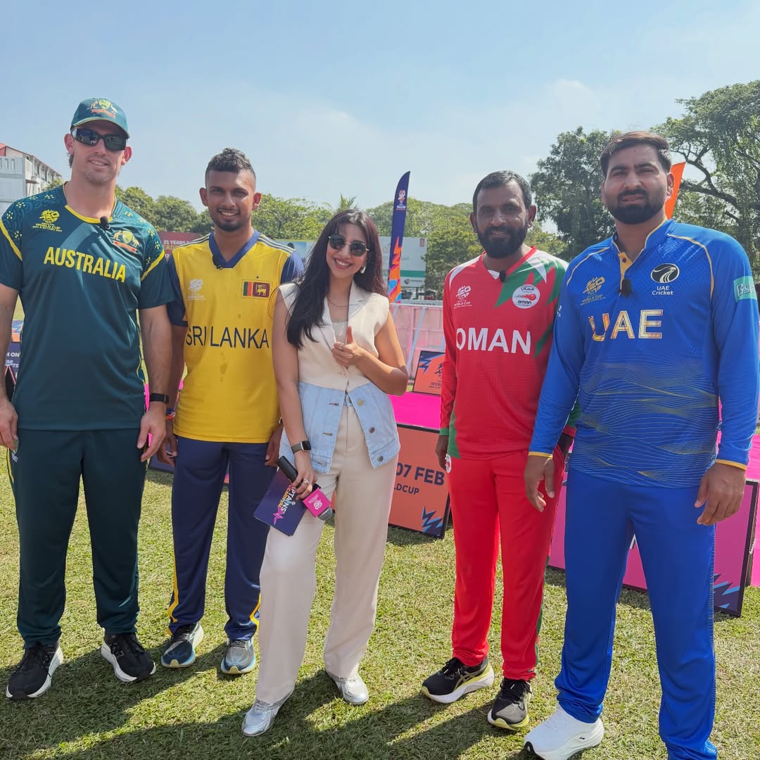 VJ Bhavna Balakrishnan Joins ICC T20 World Cup Hosting After Her Father 70th Birthday Celebration