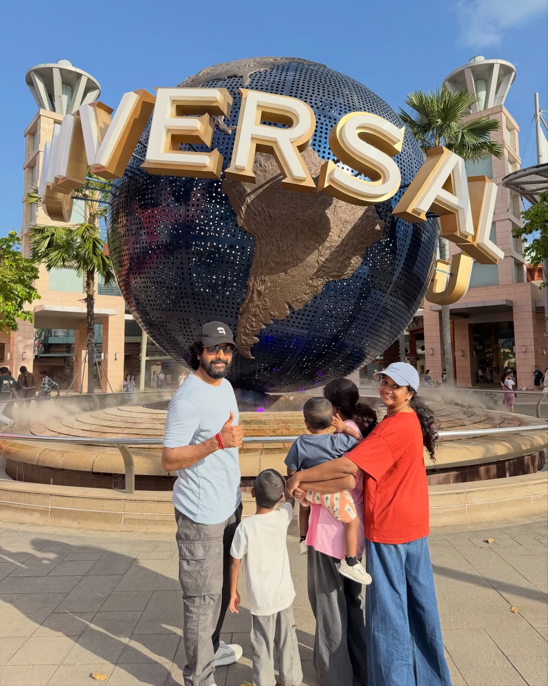 Sivakarthikeyan Family Singapore tour photos