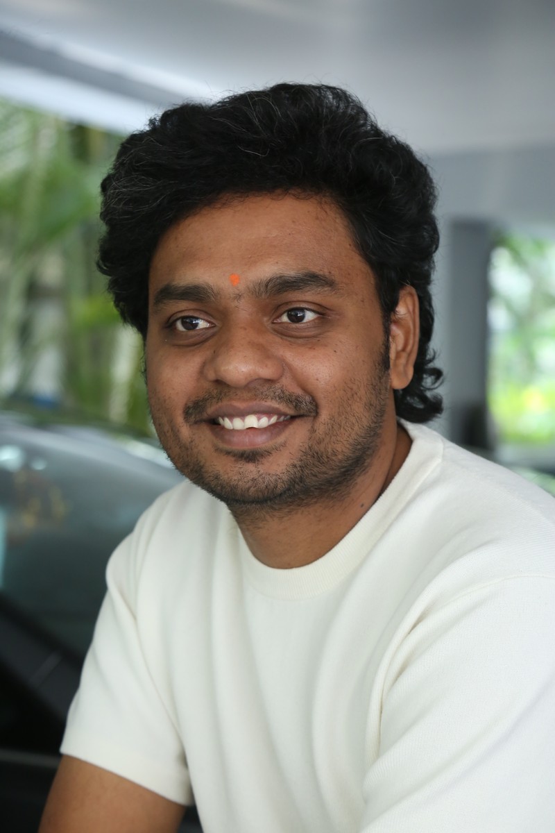 Abhilash Reddy charming look with effortless white tee style