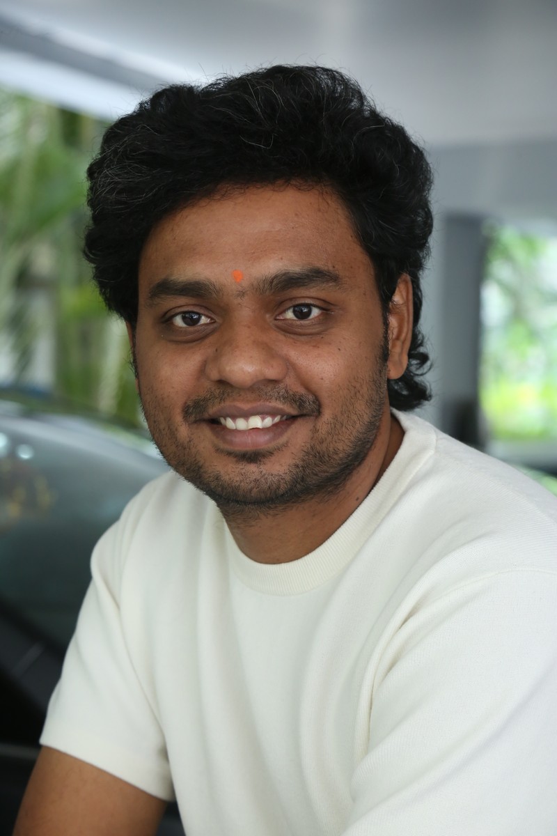 Abhilash Reddy confident smile in relaxed professional style