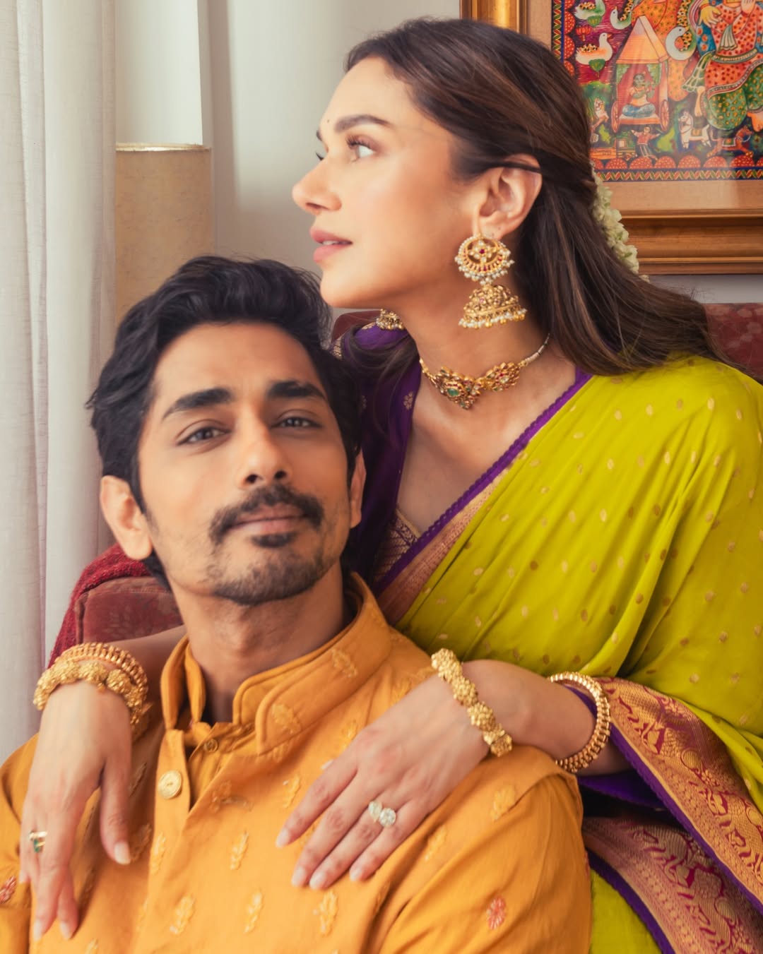 Aditi Rao Shares Steamy Photos with Partner Siddharth