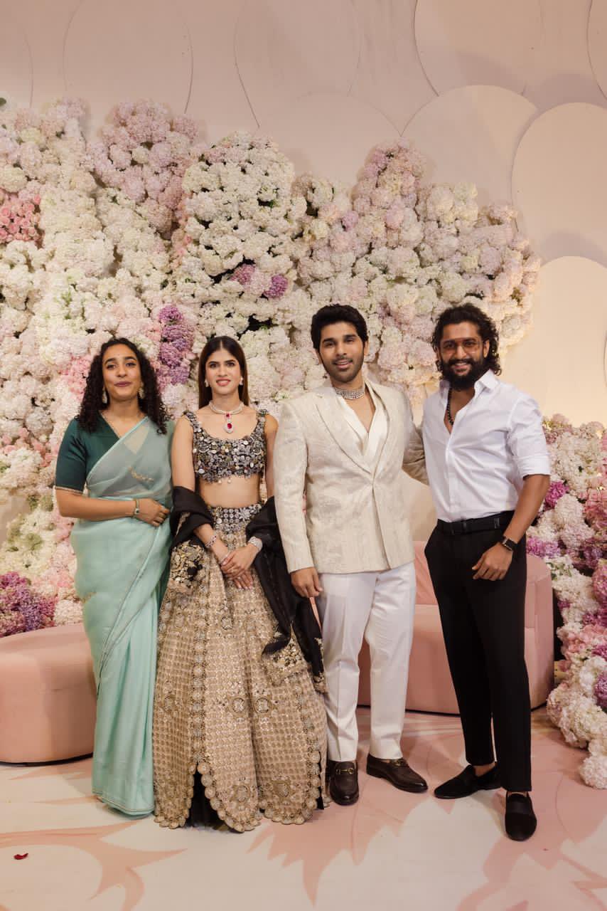 Allu Sirish Nayanika pre wedding reception