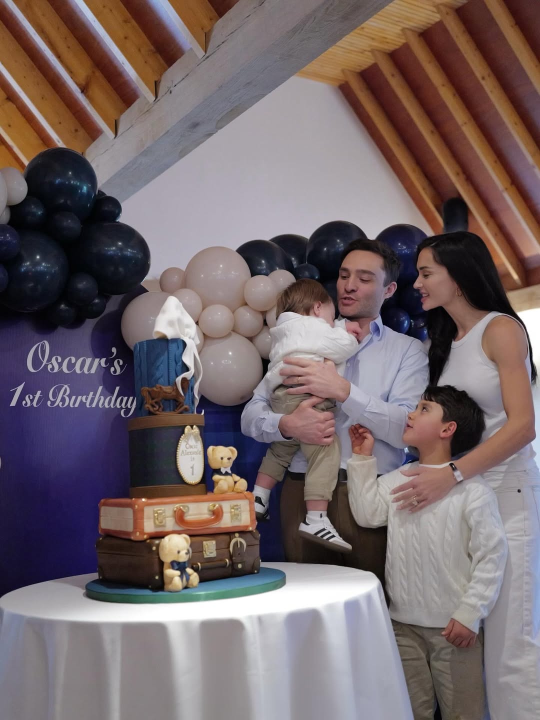 Amy Jackson son birthday photos