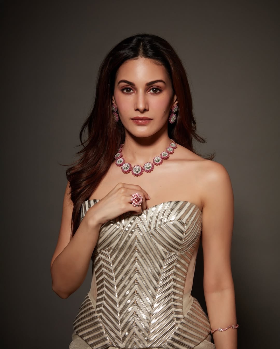 Amyra Dastur elegant dress confident stylish glamorous pose