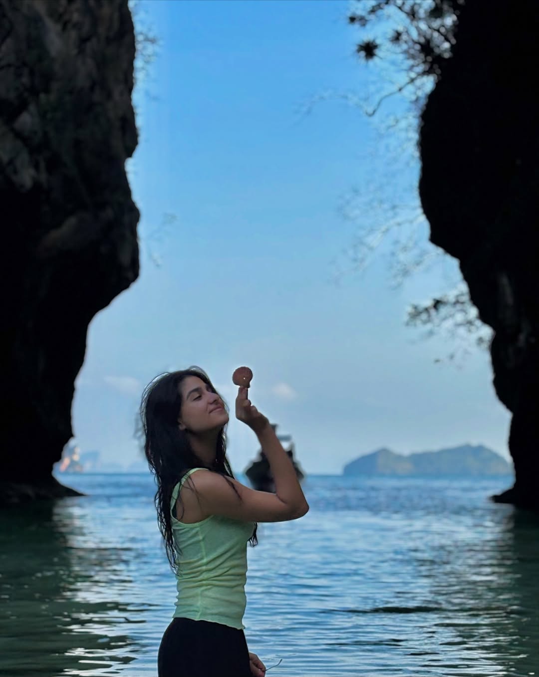 Anaswara Rajan mountain climbing photos