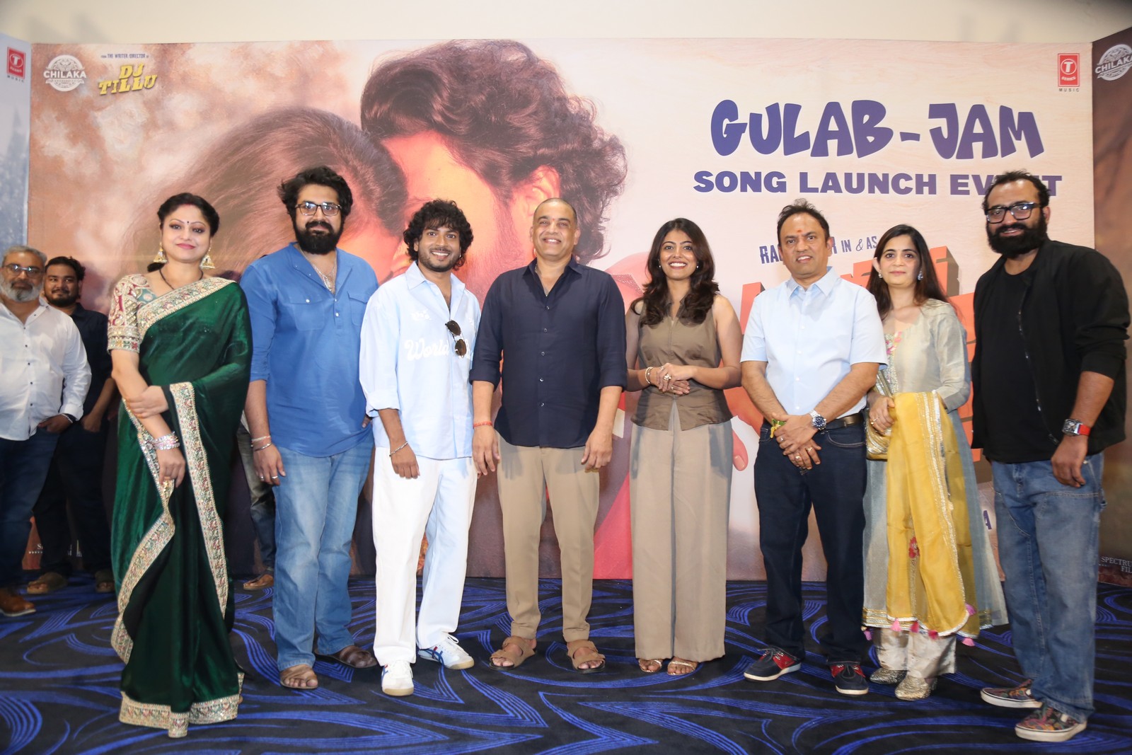 Anumana Pakshi full team group pose event