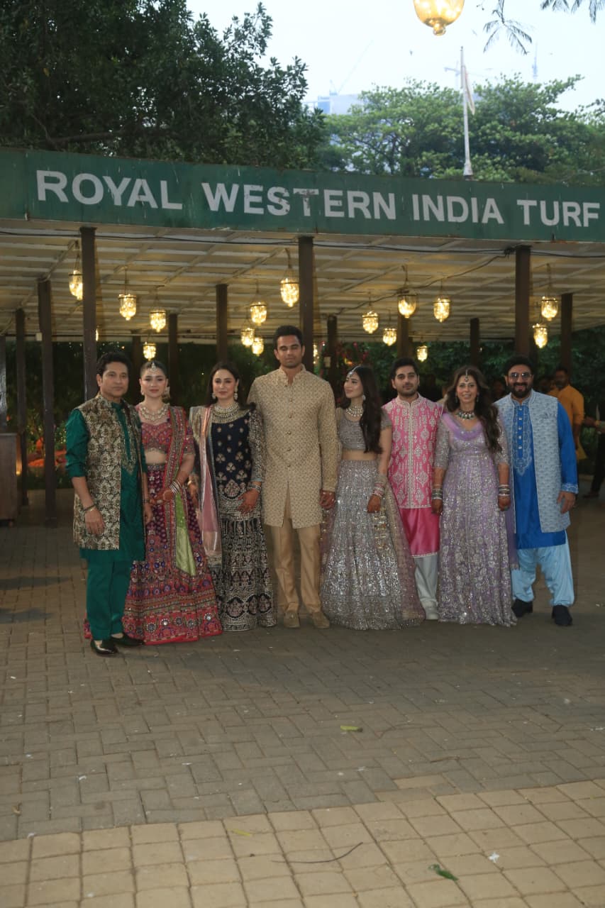 Arjun Tendulkar to Marry Older Partner Like Father Sachin Tendulkar? Sangeet Ceremony Photos Go Viral