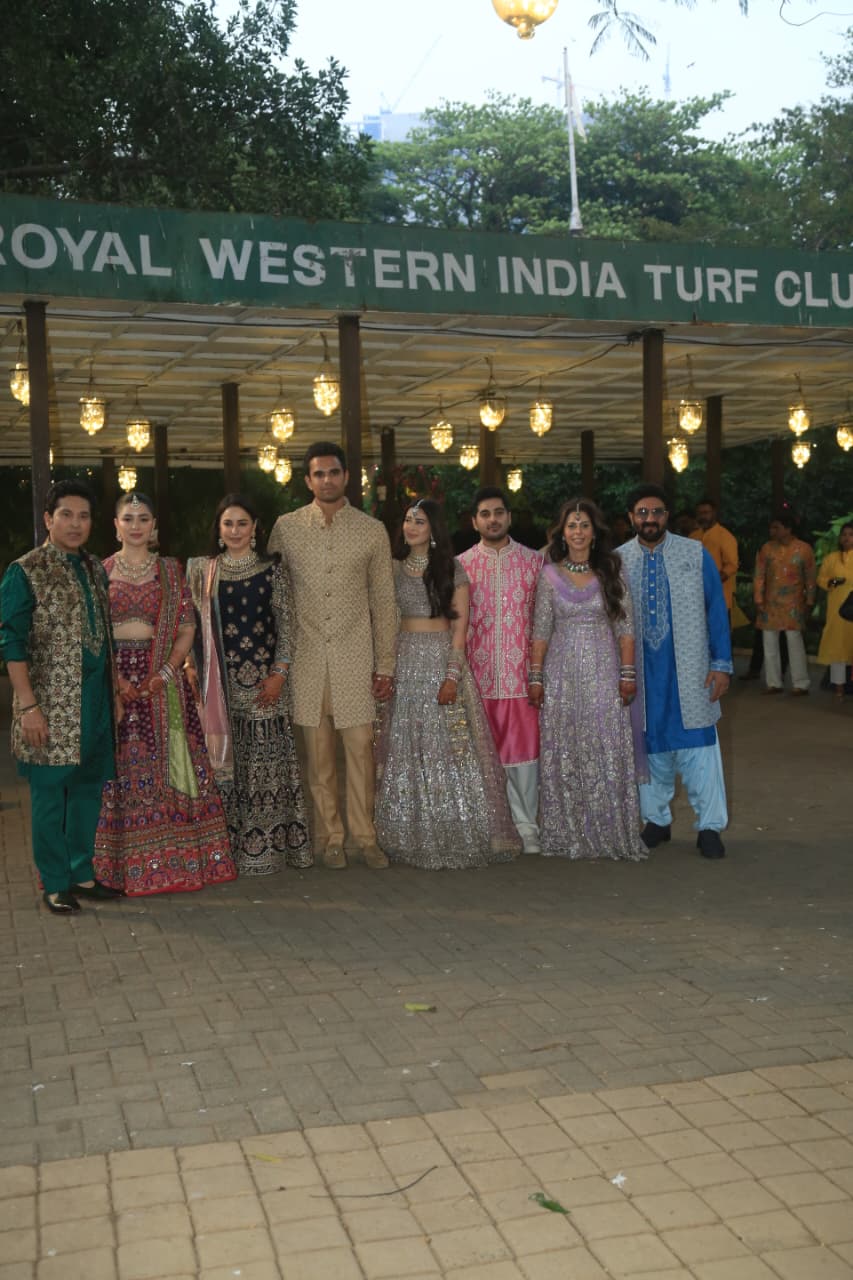 Arjun Tendulkar to Marry Older Partner Like Father Sachin Tendulkar? Sangeet Ceremony Photos Go Viral