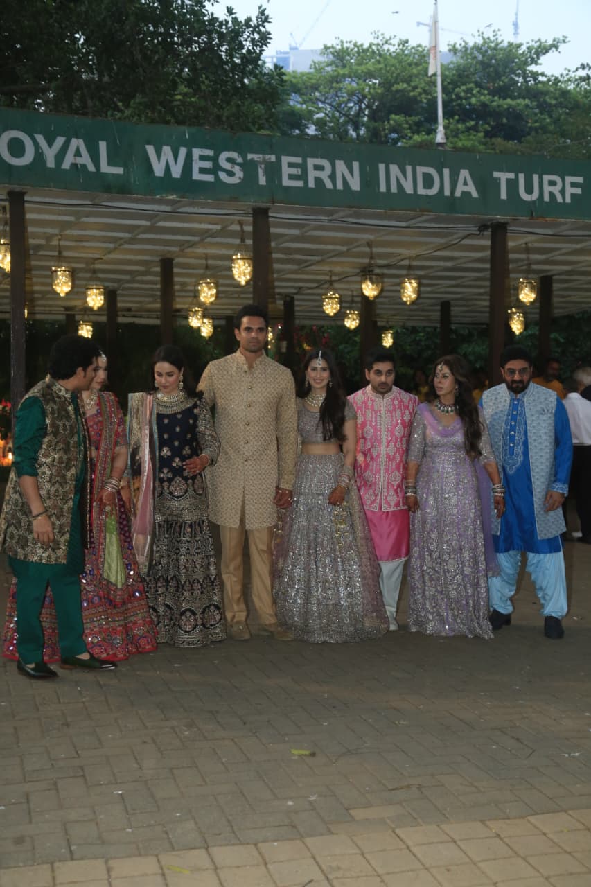 Arjun Tendulkar to Marry Older Partner Like Father Sachin Tendulkar? Sangeet Ceremony Photos Go Viral