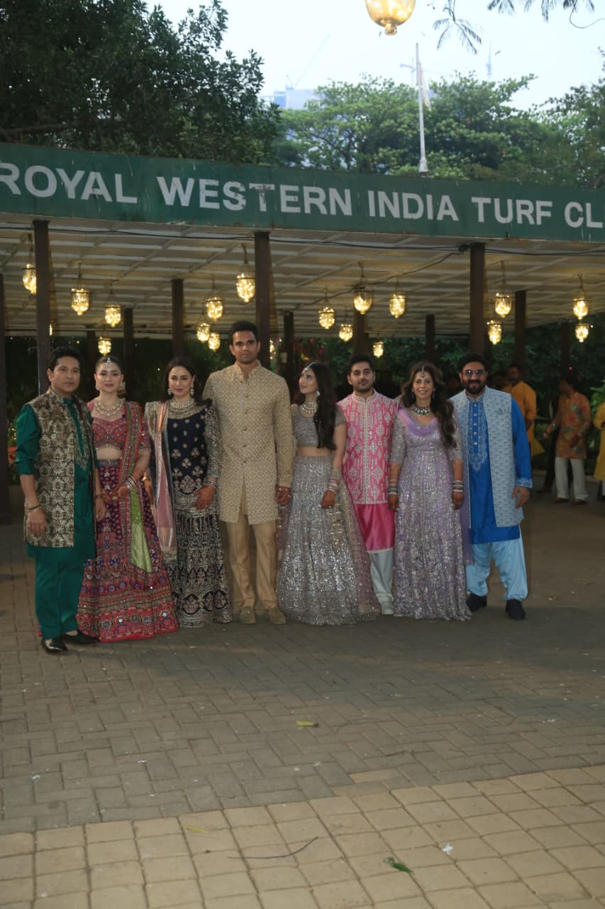 Arjun Tendulkar to Marry Older Partner Like Father Sachin Tendulkar? Sangeet Ceremony Photos Go Viral