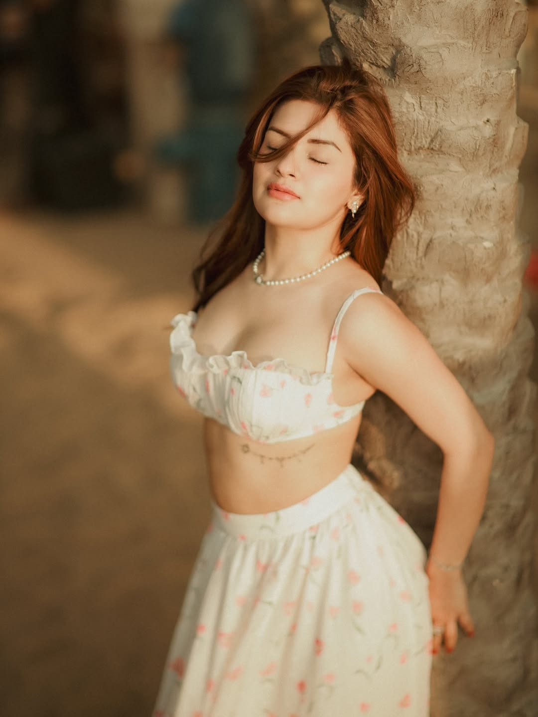 Avneet Kaur chic casual dress with radiant smile