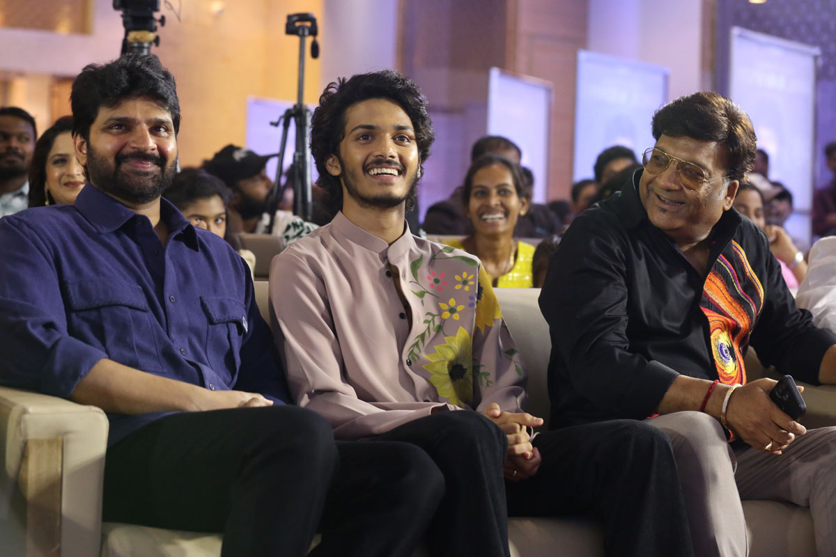 Sree Vishnu Harsh Roshan Kona Venkat seated