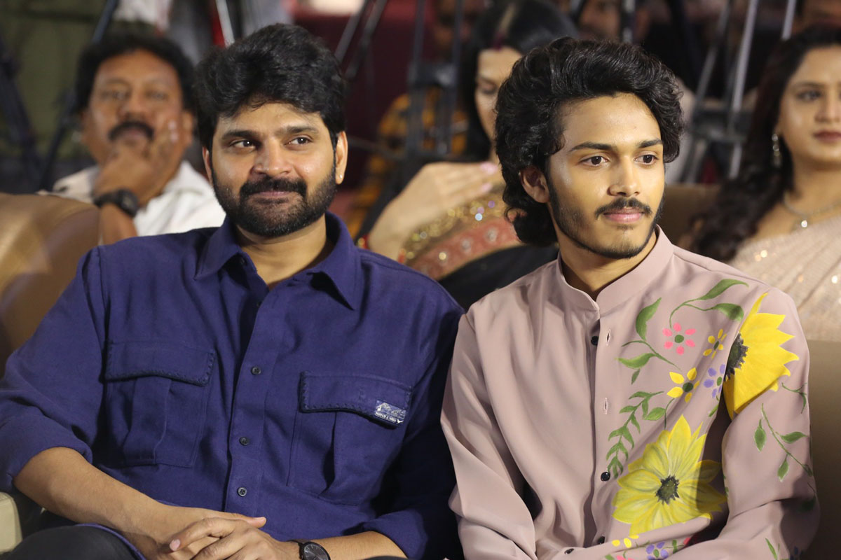 Sree Vishnu Harsh Roshan seated