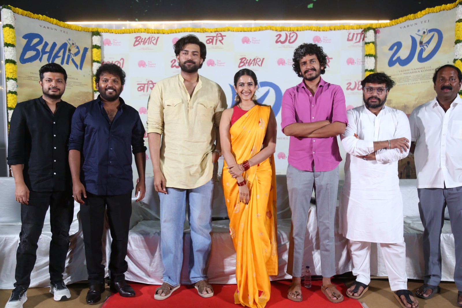 Bhari team group pose at launch event