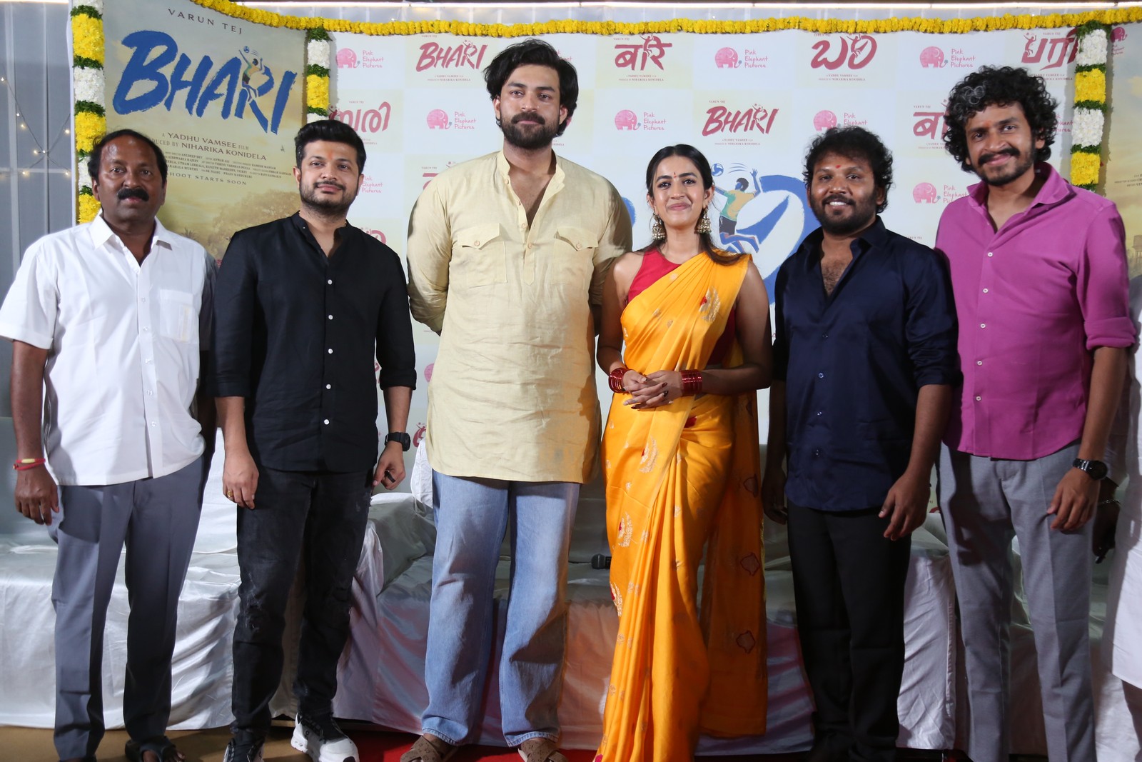 Bhari full team group photo event