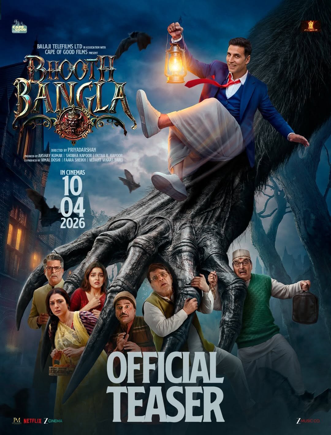 Bhooth Bangla teaser released Akshay Kumar horror comedy film April 2026