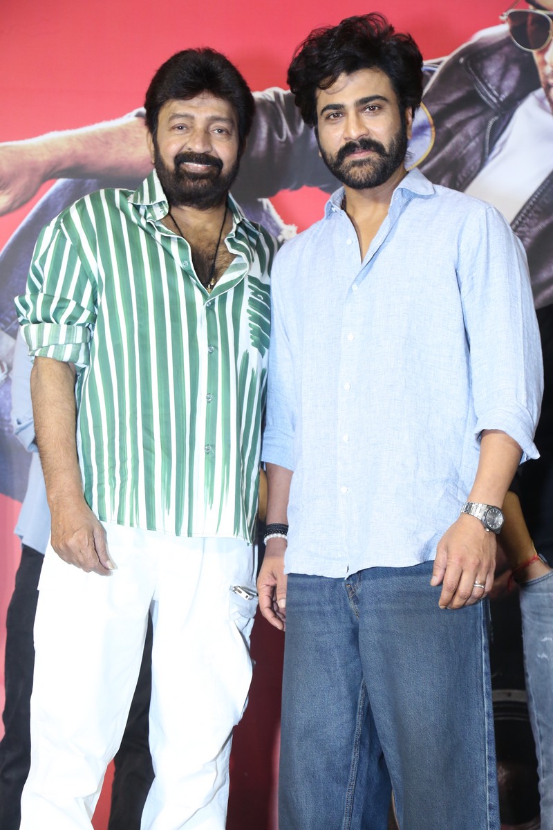 Rajashekhar Sharwanand posing together at event