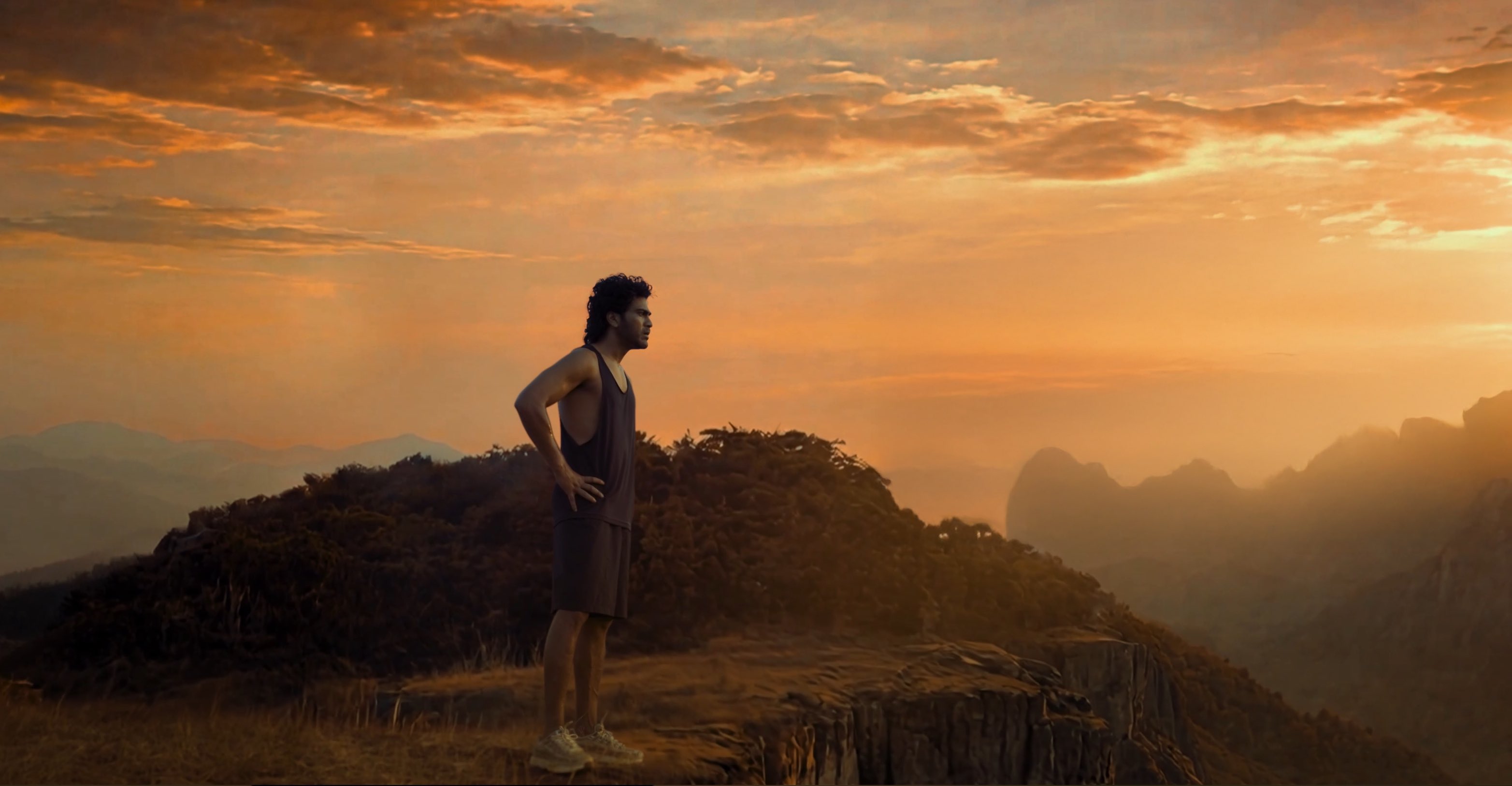 Sharwanand featured in Biker movie still