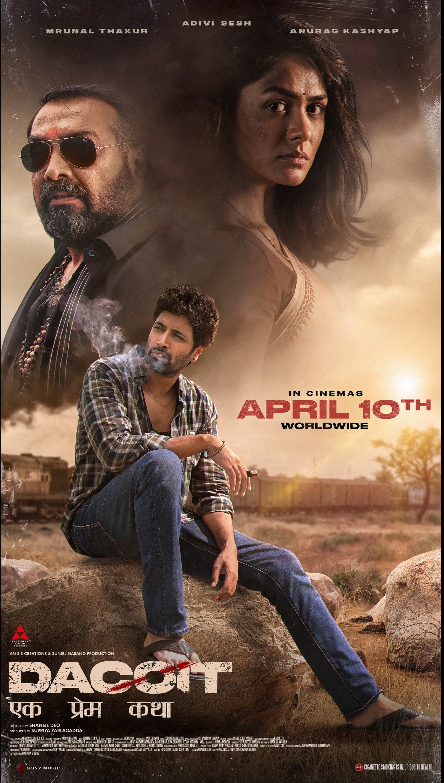 Dacoit action drama releasing worldwide April 10