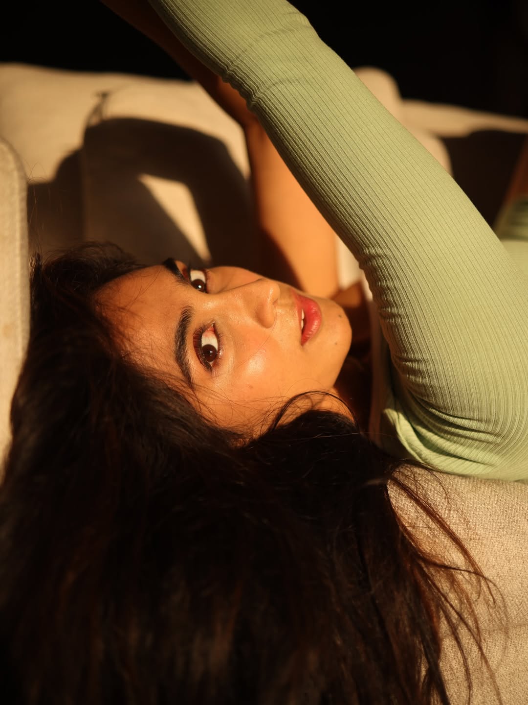 Deepti Sati relaxed glamorous look cozy corner style