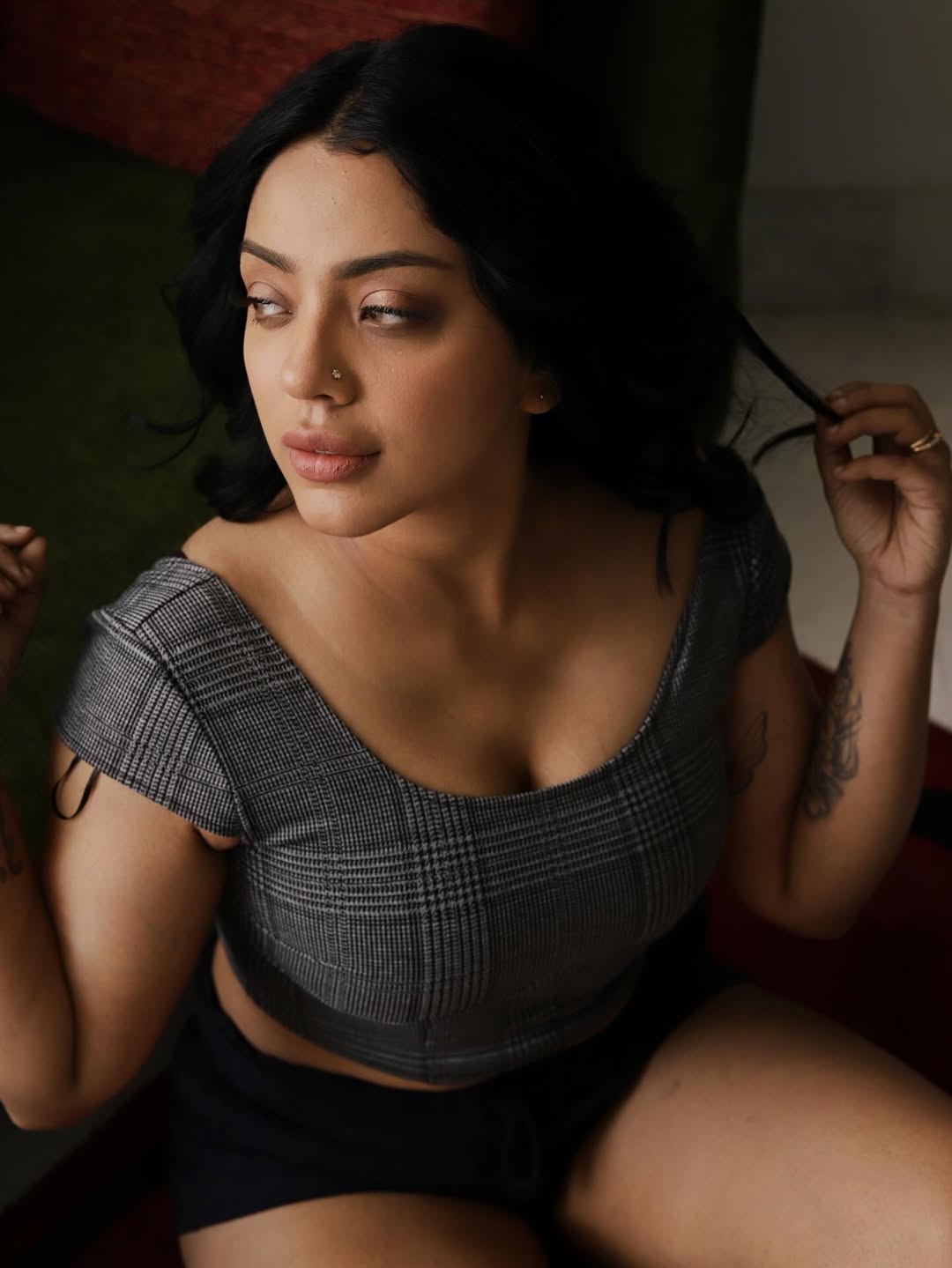 Deviyani Sharma chic look with playful charm