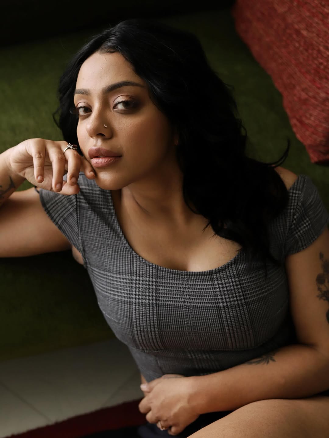 Deviyani Sharma stylish outfit with confident attitude