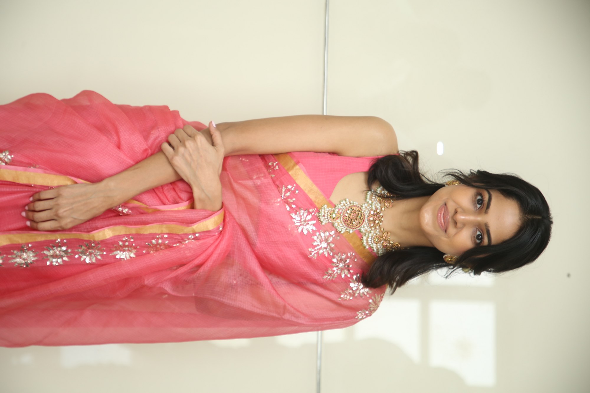 Drishika Chander pink stylish confident event pose