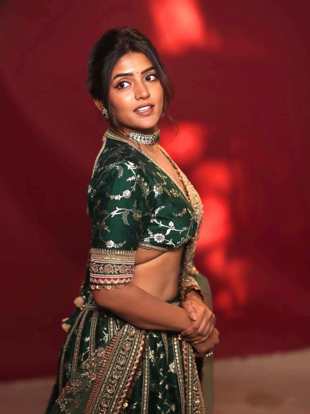 Eesha Rebba glamorous traditional outfit stylish portrait