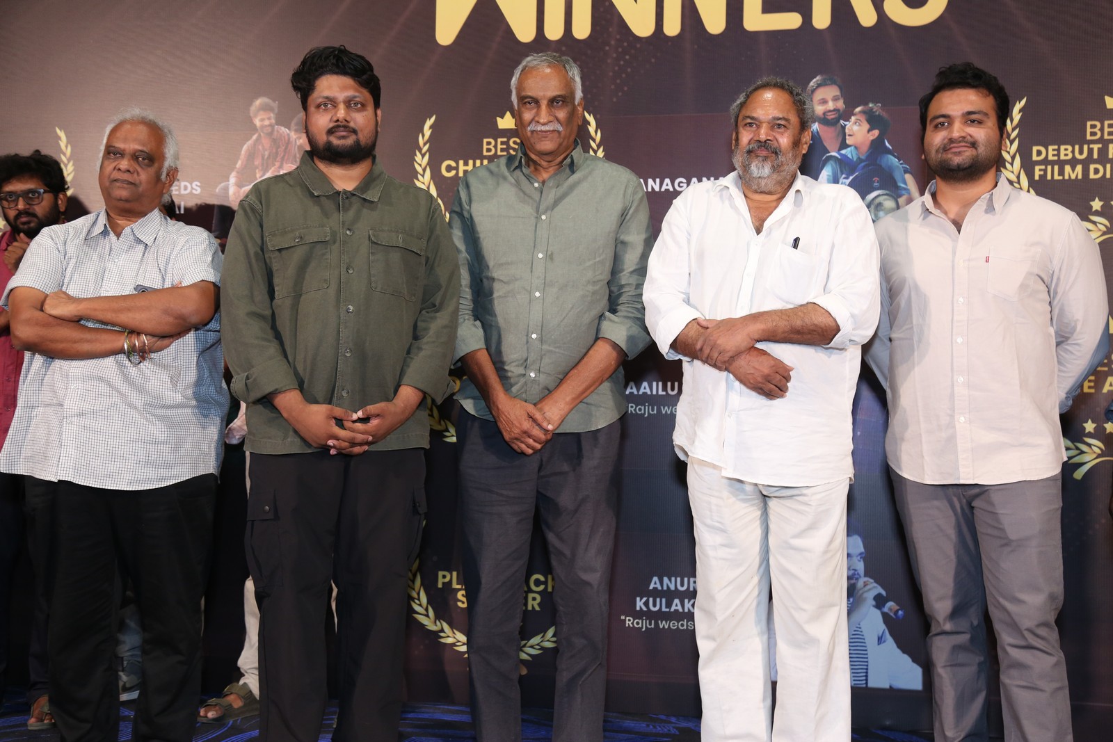 Vara Sai Krishna Tammareddy Bharadwaja Narayanamurthy Telangana awards press meet