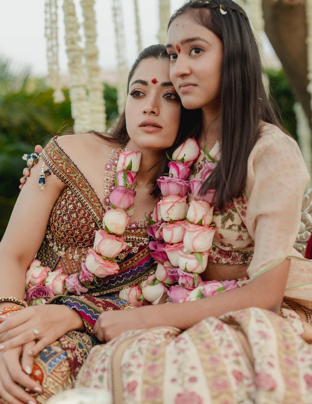 A Playful Moment Between The Couple