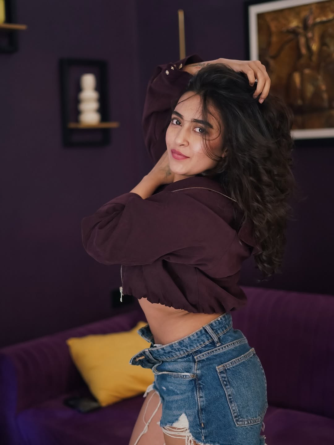 Denim Shorts Add A Rebel Touch