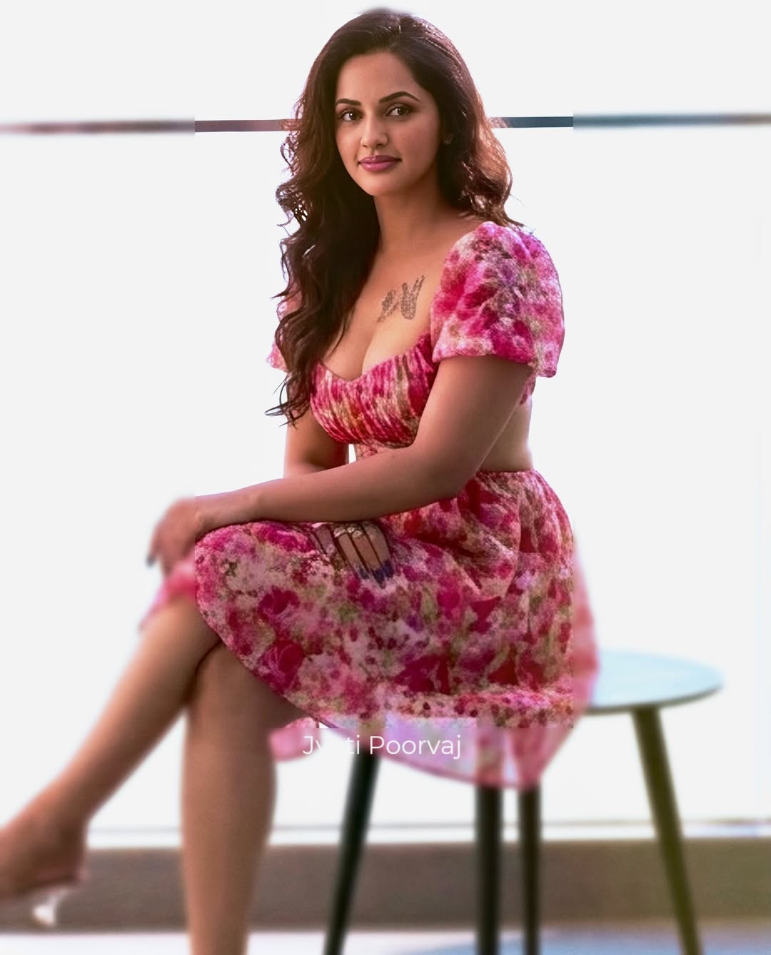 Jyothi Rai playful floral fashion statement look