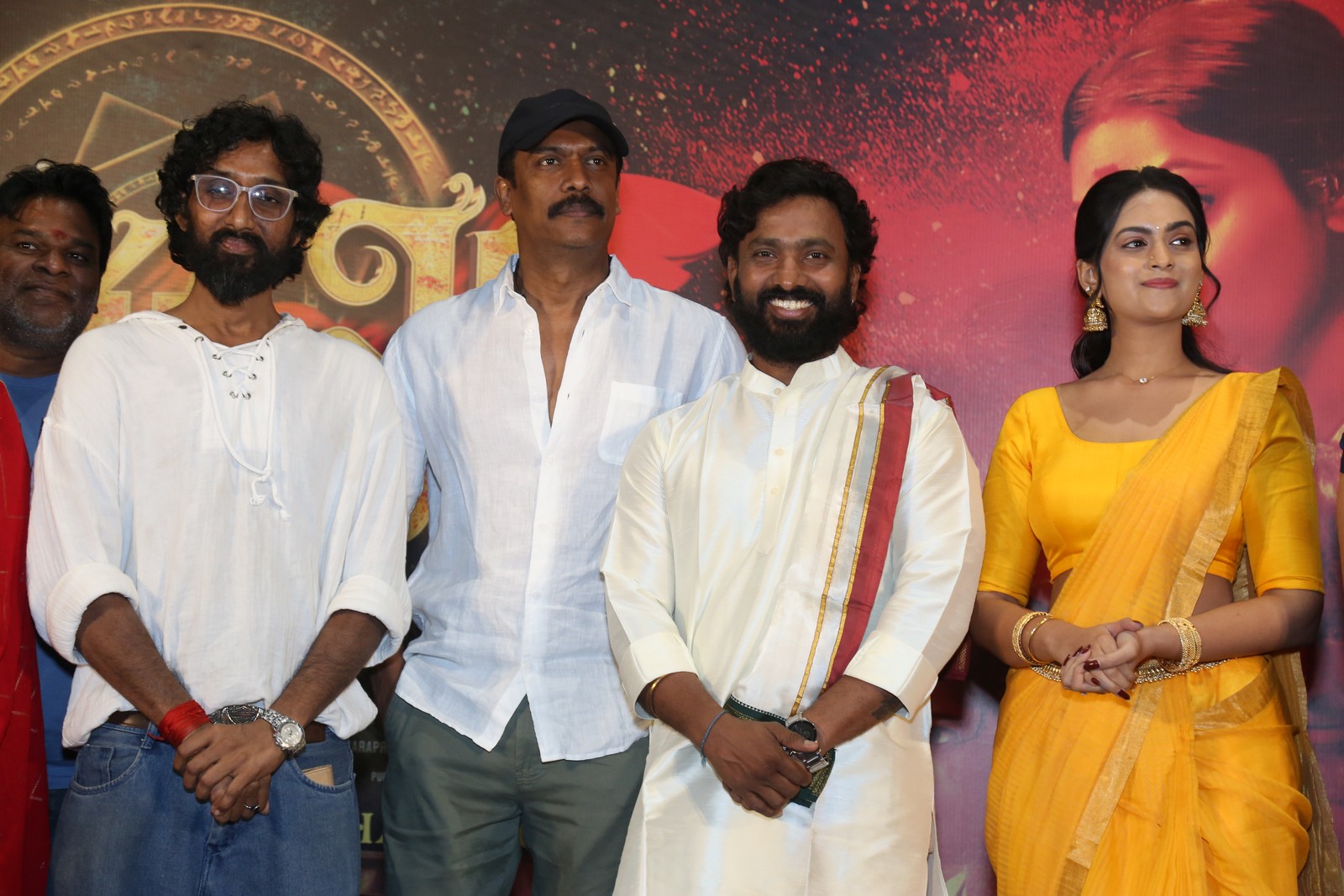 Rishaann Samuthirakani Abhinaya Krishna Samaira posing together
