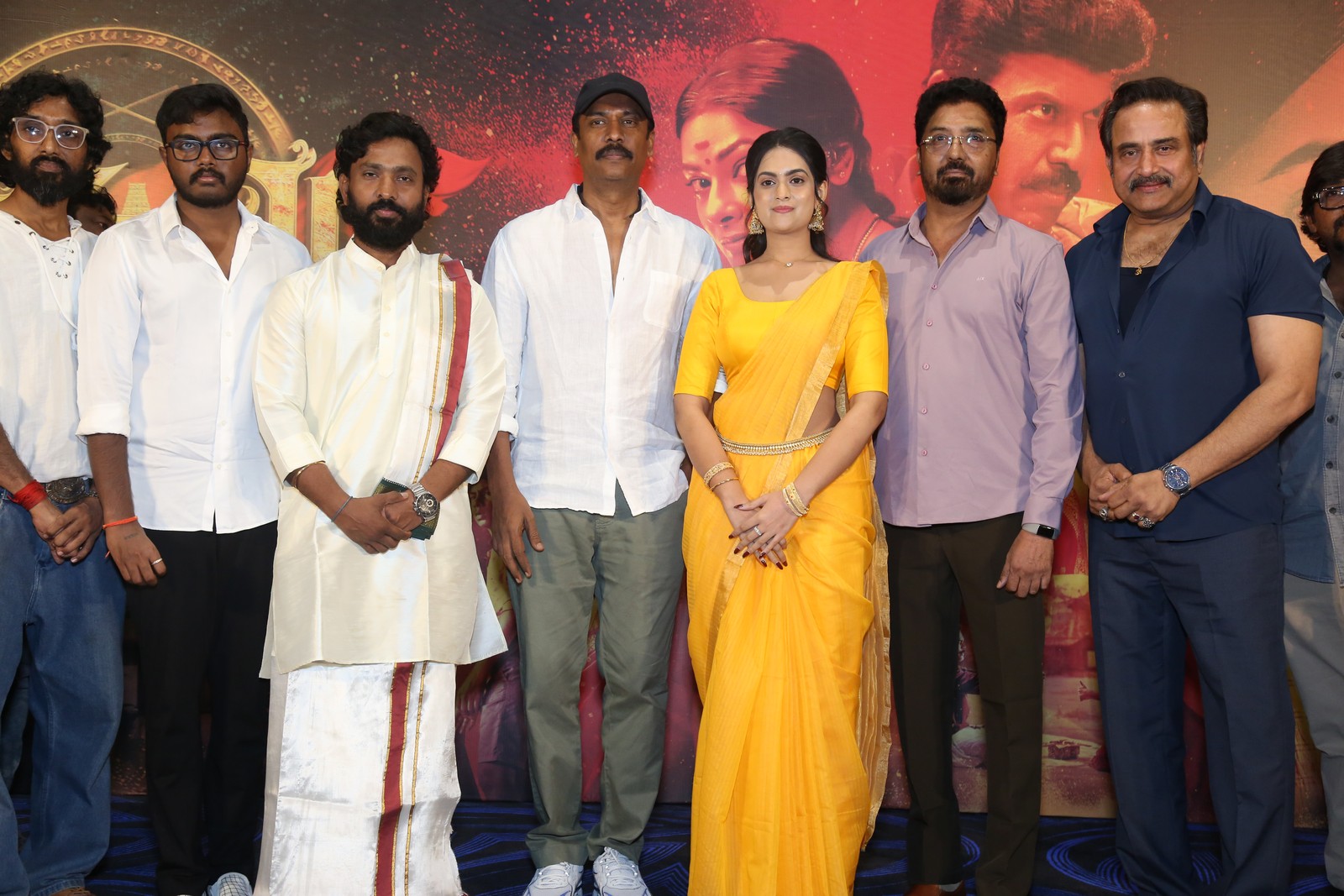 Kaamakhya team with cast and producer group pose