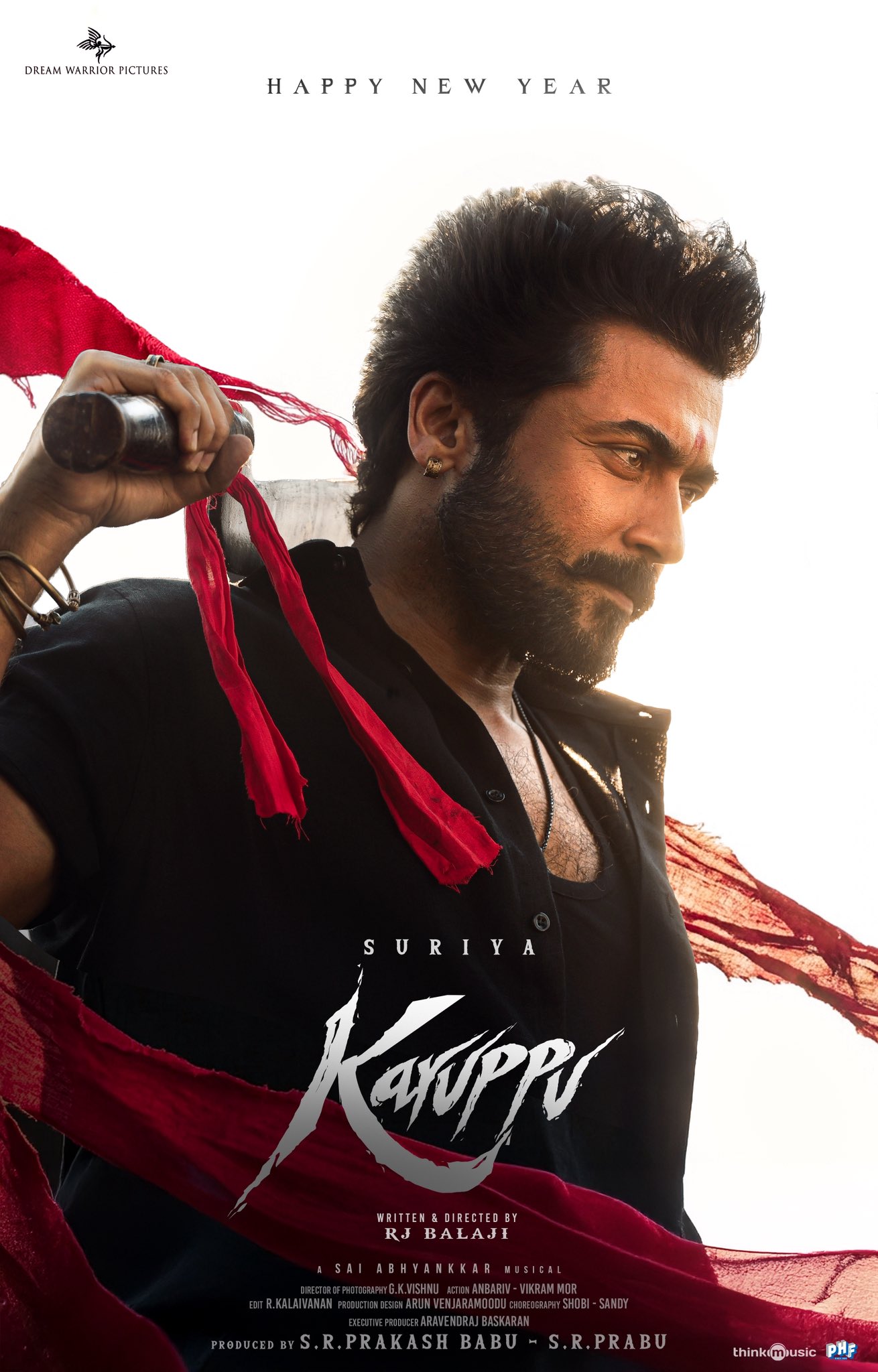 Suriya Karuppu intense look from upcoming film