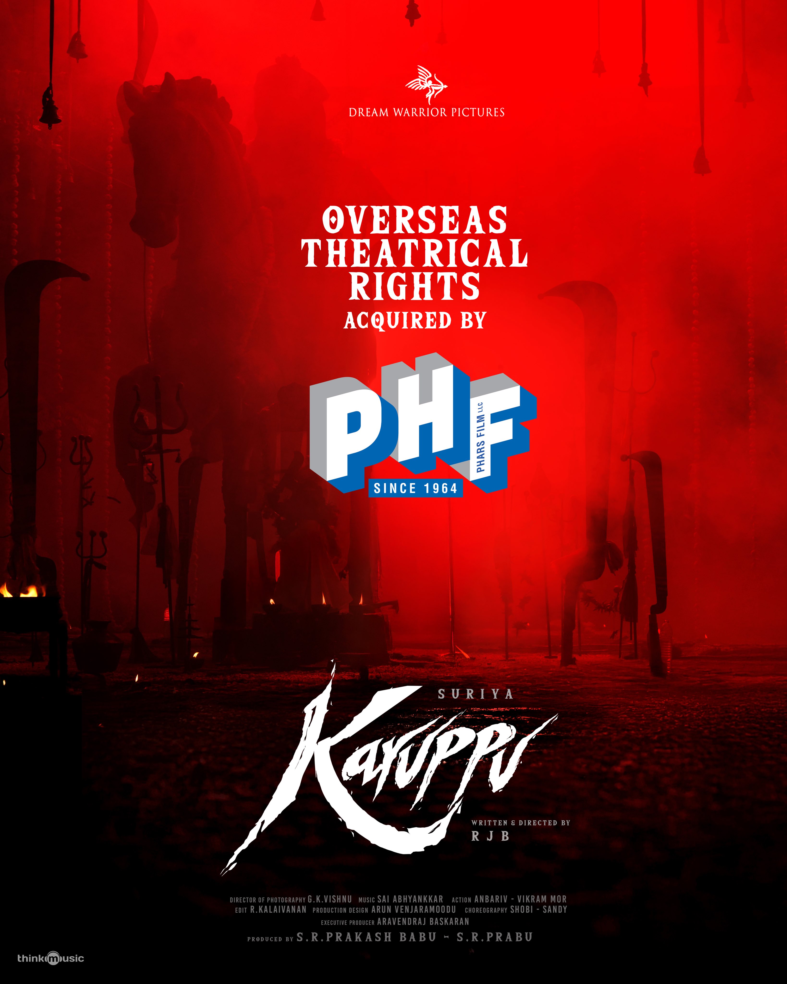 Karuppu worldwide distribution announced with Phars Film