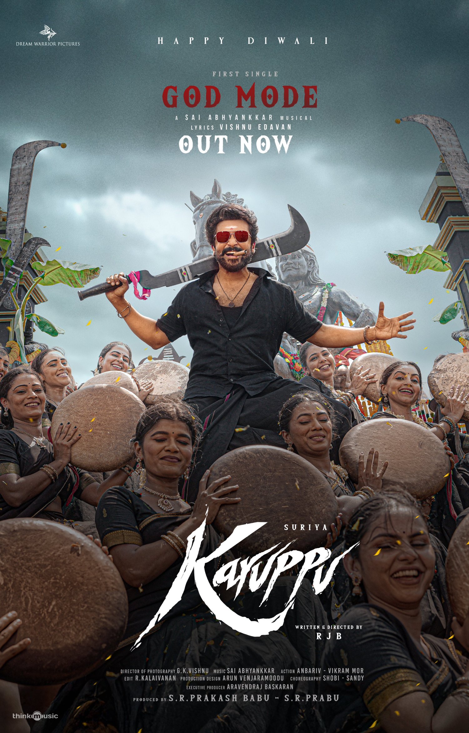 Karuppu God Mode song release powerful first look