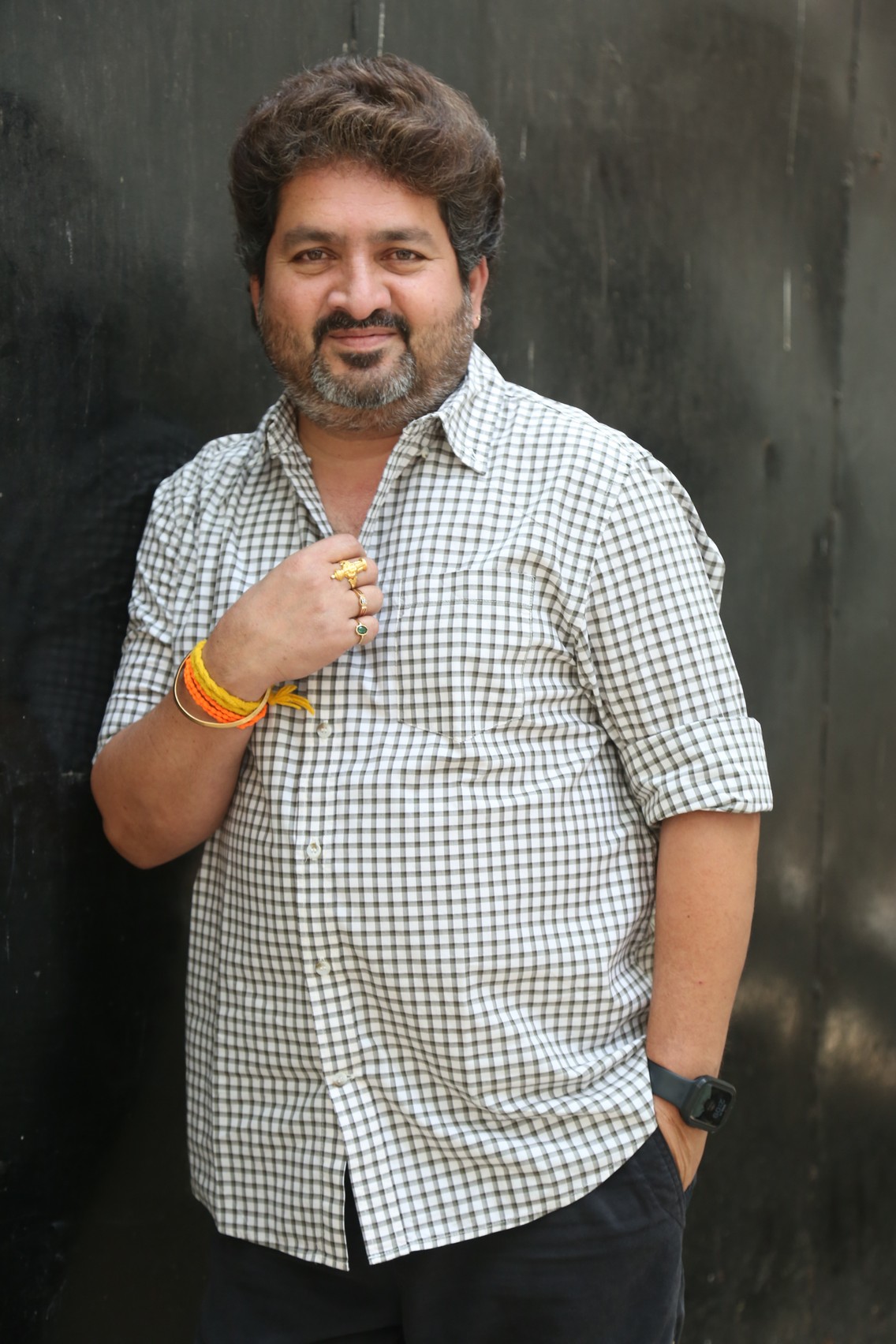 Kasarla Shyam relaxed casual fashion portrait