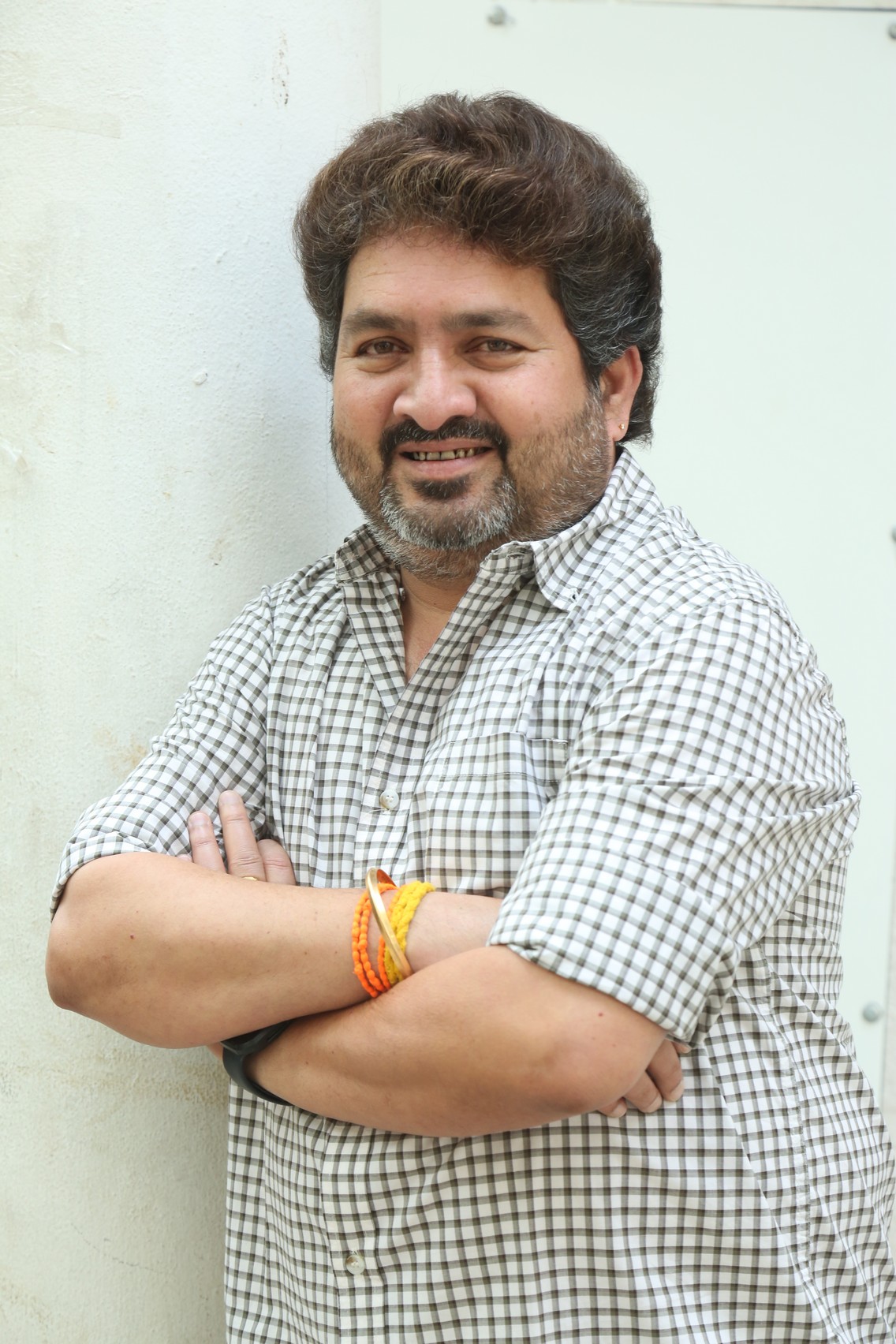 Kasarla Shyam classic casual look checkered shirt