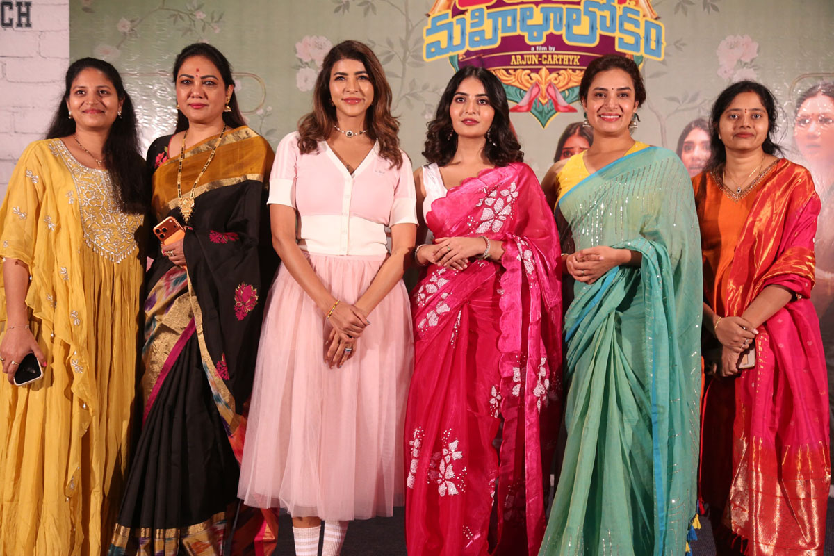 Film team posing for media photos