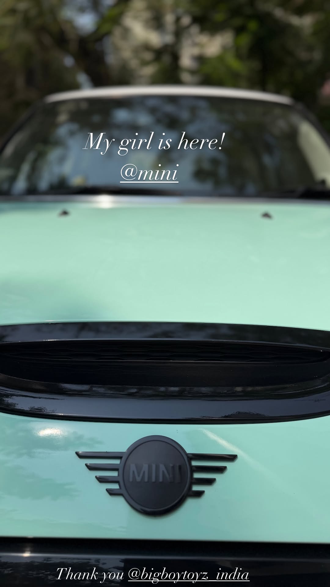 Mini Mathur Shares the Special Moment