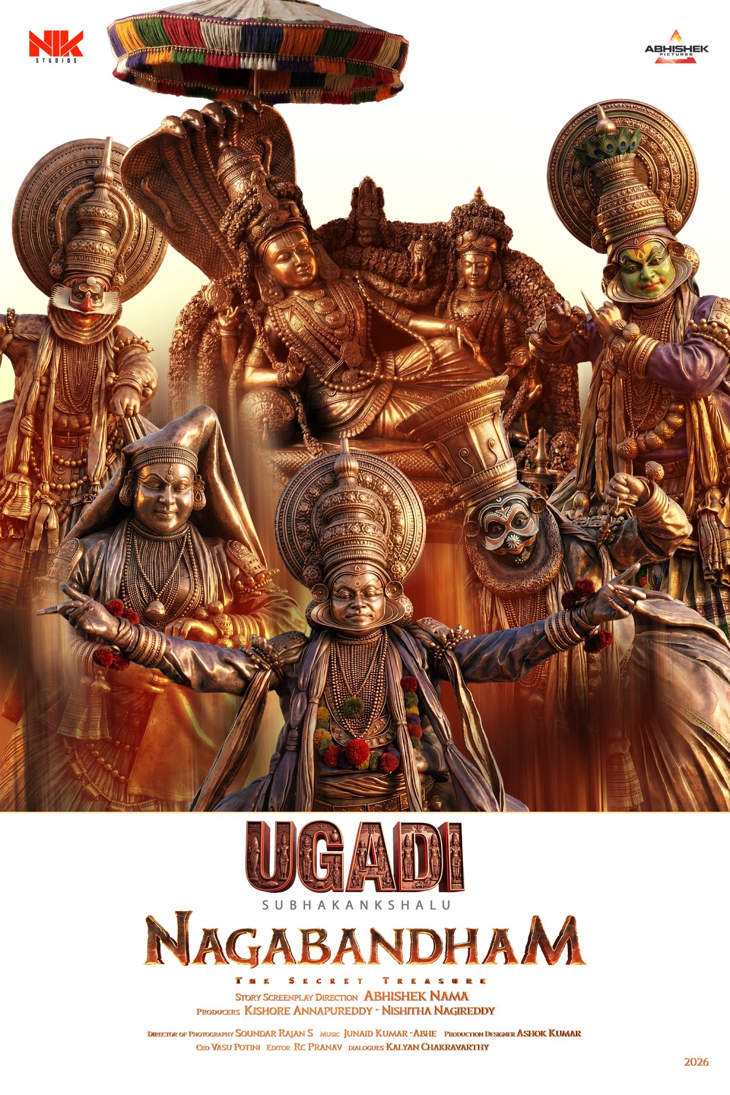 Nagabandham team Ugadi wishes celebration poster