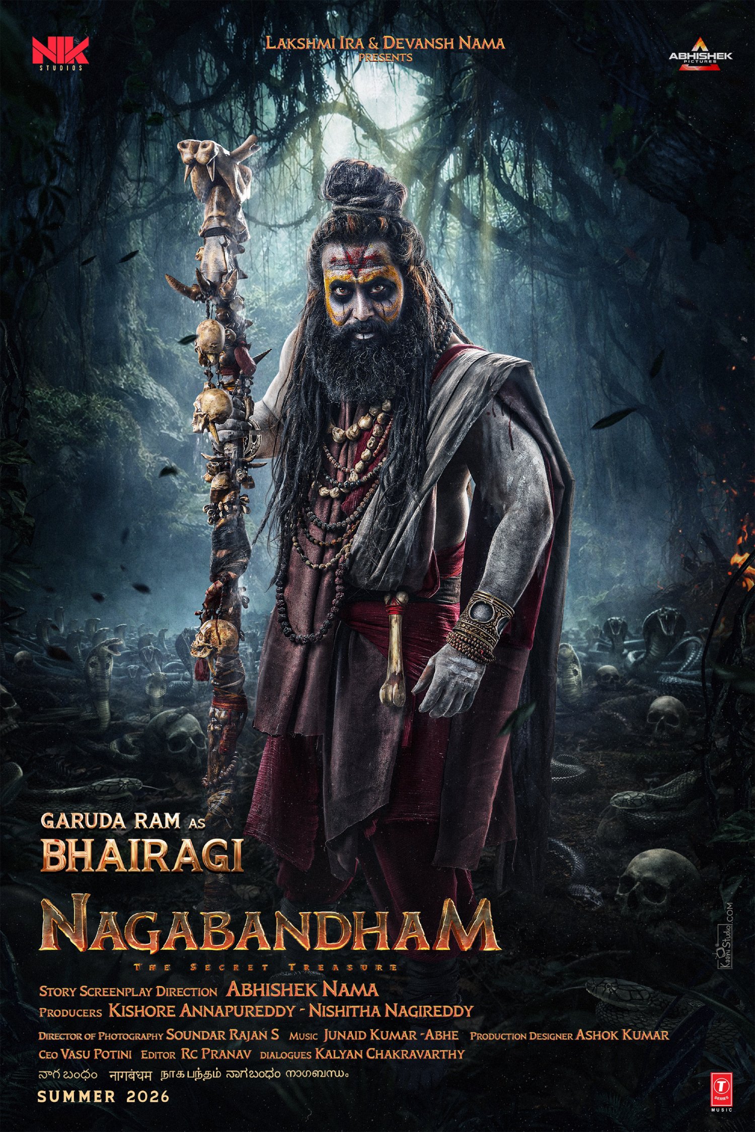 Garuda Ram Bhairagi role Nagabandham character poster